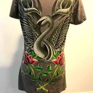 Authentic Vintage Christian Audigier tee shirt